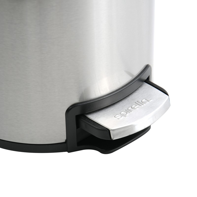 Poubelle à  pédale Inox RIKU 5L Brossé Spirella