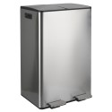 Selective Sorting Bin 60L ALIYA (2x30L) Brushed Steel Spirella