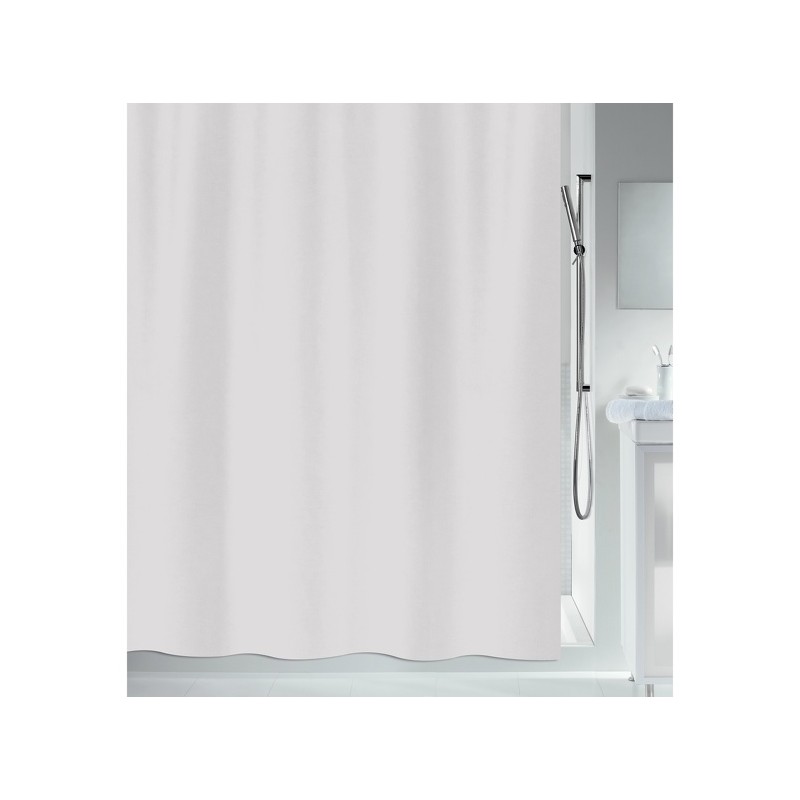Cortina de ducha Poliéster ALTRO 180x200cm Blanco Spirella