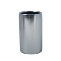 Ceramic tumbler TUBE-MATTE Matte Siver Spirella