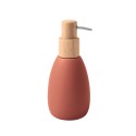 Dispensador de jabón de poliresina y madera SVEN Old Rose Spirella