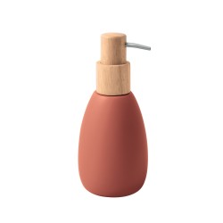 Dispenser sapone in poliresina e legno SVEN Old Rose Spirella