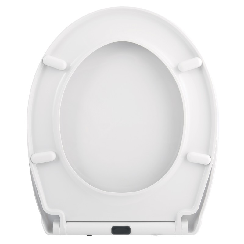 Toilet seat HARRY White -  Zinc Hinges Spirella