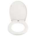 Copriwater WC HARRY bianco - Cerniere in zinco Spirella