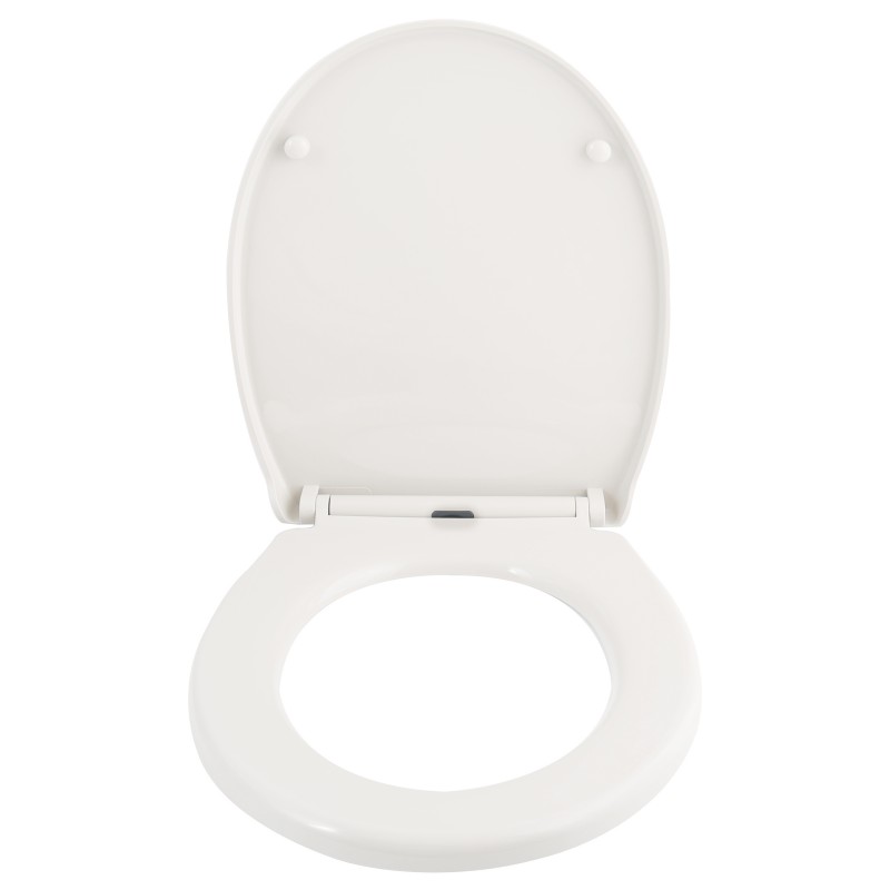 Copriwater WC HARRY bianco - Cerniere in zinco Spirella