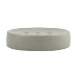 Porte savon Céramique TUBE-MATT Taupe mat Spirella