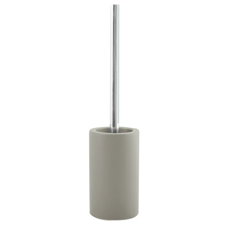 Scopino con supporto in ceramica TUBE-MATT tortora opaco Spirella