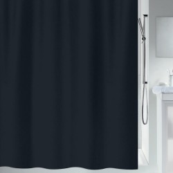 Polyester Shower curtain PRIMO 180x200cm Black Spirella