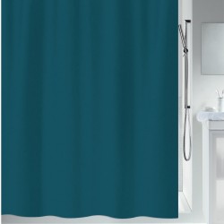 Polyester Shower curtain PRIMO 180x180cm Petrol Blue Spirella