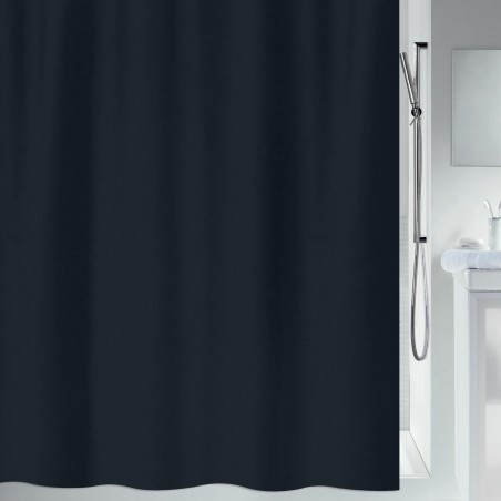 Polyester Shower curtain PRIMO 180x200cm Black Spirella