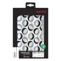 Cortina de ducha Poliéster RINGS 180x200cm Gris y Negro Spirella