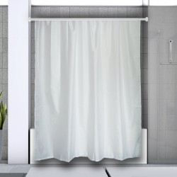 Rod bar for modular corner shower curtain to fix in Aluminum DECOR UNIVERSAL White Spirella