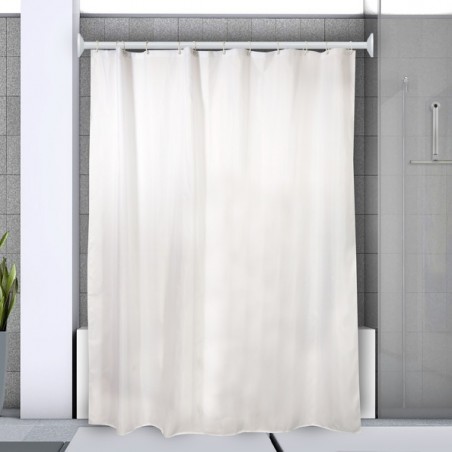 Rod bar for corner shower curtain to fix in Alu MAGIC 80x80cm White Spirella