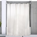 Rod bar for corner shower curtain to fix in Aluminum MAGIC 80x80cm Shiny Spirella finish