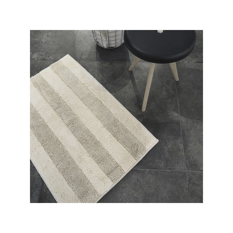 Alfombra de baño Conton, lino TIRA 55x65cm Beige Elements de Spirella