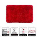 Alfombra de baño de microfibra HIGHLAND 55x65cm Rojo Spirella