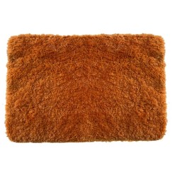 Alfombra de baño de microfibra HIGHLAND 60x90cm Naranja Spirella