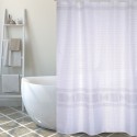 Polyester Shower curtain 180x200cm TORALLA PREMIUM QUALITY Gray - Rings included MSV