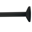 Barra para cortina de ducha modular de esquina para fijar en Aluminio MAGIC UNIVERSAL Negro mate Spirella