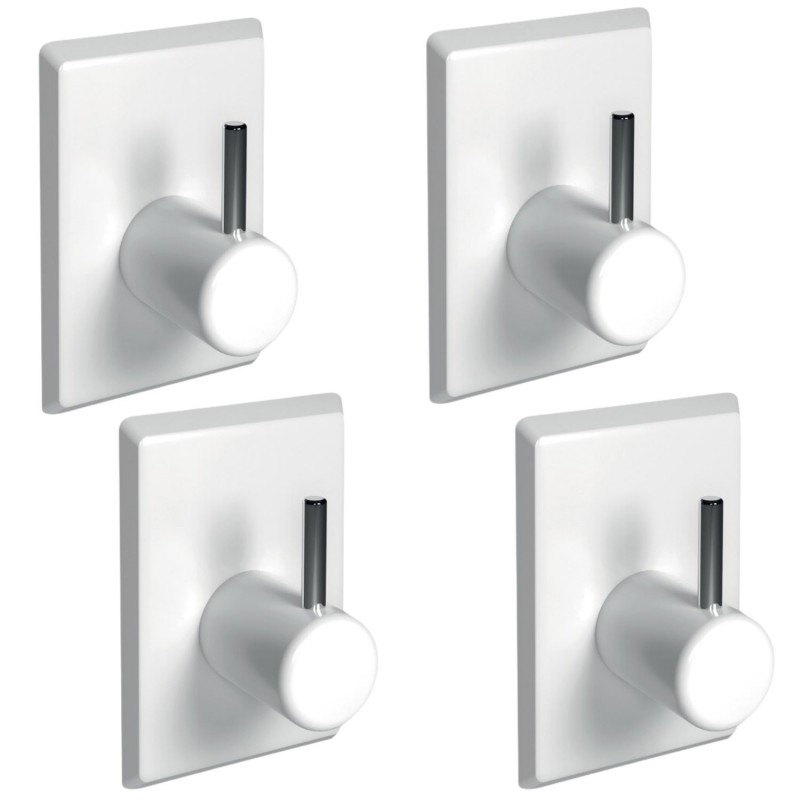 4 varitas agitadas para Handtuch GARDENHAKEN Spirella blanca