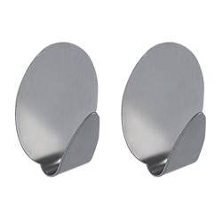 2 crochets muraux pour serviette METAL RUND Spirella