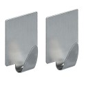 2 colgadores de pared para toalla METAL SQUARE Spirella