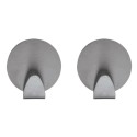 Set mit 2 selbstklebenden Wandhaken aus Edelstahl MSV