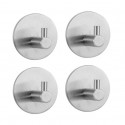 4 crochets muraux pour serviette KHEO Finition miroir MSV