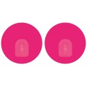 Juego de 2 ganchos de pared redondos  rosa fucsia MSV