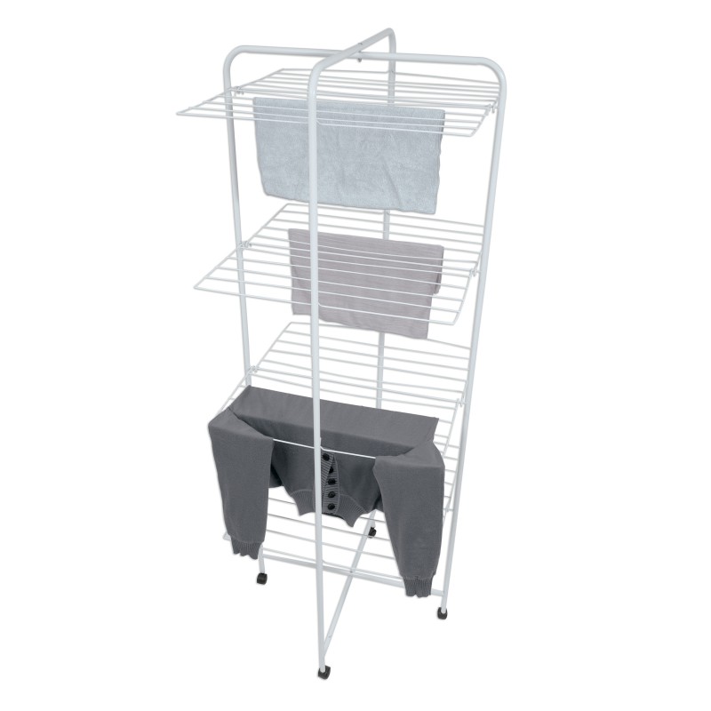 copy of Drying Rack Tower 3 Levels 23M White Steel MSV