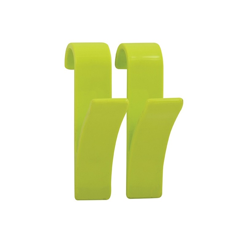Set of 2 hooks for towel dryers Pistachio green MSV
