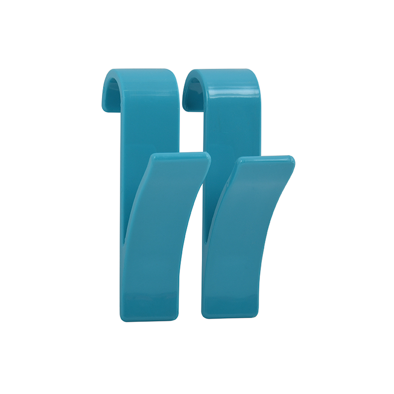Set of 2 hooks for towel dryers Blue MSV