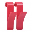 Set of 2 hooks for towel dryers Pink MSV