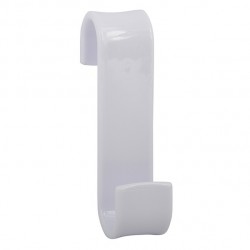 Coat hook for shower screen, towel holder White MSV
