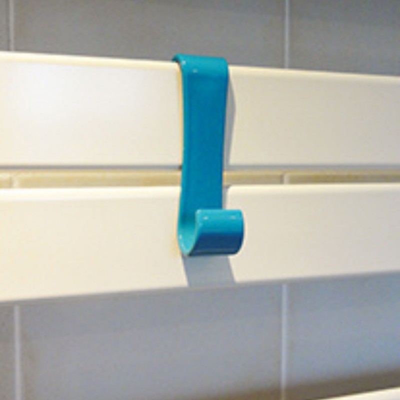 Hakenhaken für Duschwand, Handtuchtrockner Blau MSV