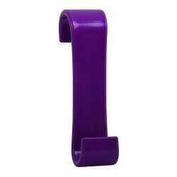 Coat hook for shower screen, towel holder Purple MSV