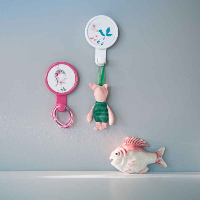 Gancio da muro per personalizzare RON  Blu Spirella