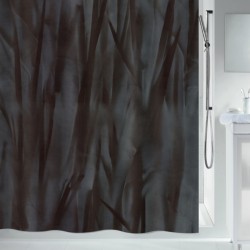 Cortina de ducha LIV de poliéster 180x200 cm negra Spirella