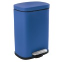 Poubelle à  pédale Acier AKIRA 5L Bleu roi mat Spirella