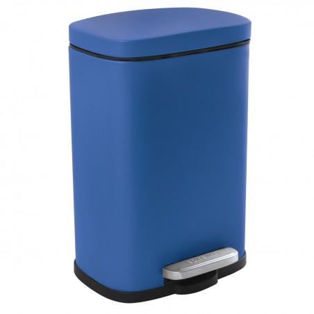 Poubelle à  pédale Acier AKIRA 5L Bleu roi mat Spirella