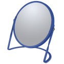 Miroir grossissant sur pied Acier AKIRA Bleu roi Spirella