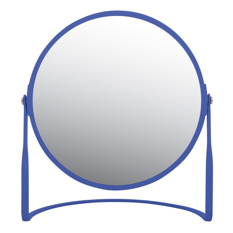 Miroir grossissant sur pied Acier AKIRA Bleu roi Spirella