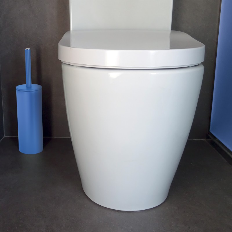 Toilettenbürste mit Stahlhalter AKIRA Königsblau Spirella