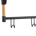 MSV étendoir à  linge de porte ZOE Bambou Noir