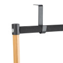 MSV étendoir à  linge de porte ZOE Bambou Noir