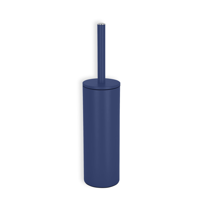 Set Poubelle à  pédale 5L & Brosse Wc AKIRA Bleu mat Spirella