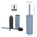 Set Poubelle à  pédale 5L & Brosse Wc AKIRA Fog mat Spirella