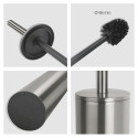 Set Poubelle à  pédale 5L & Brosse Wc AKIRA Inox Brossé Spirella