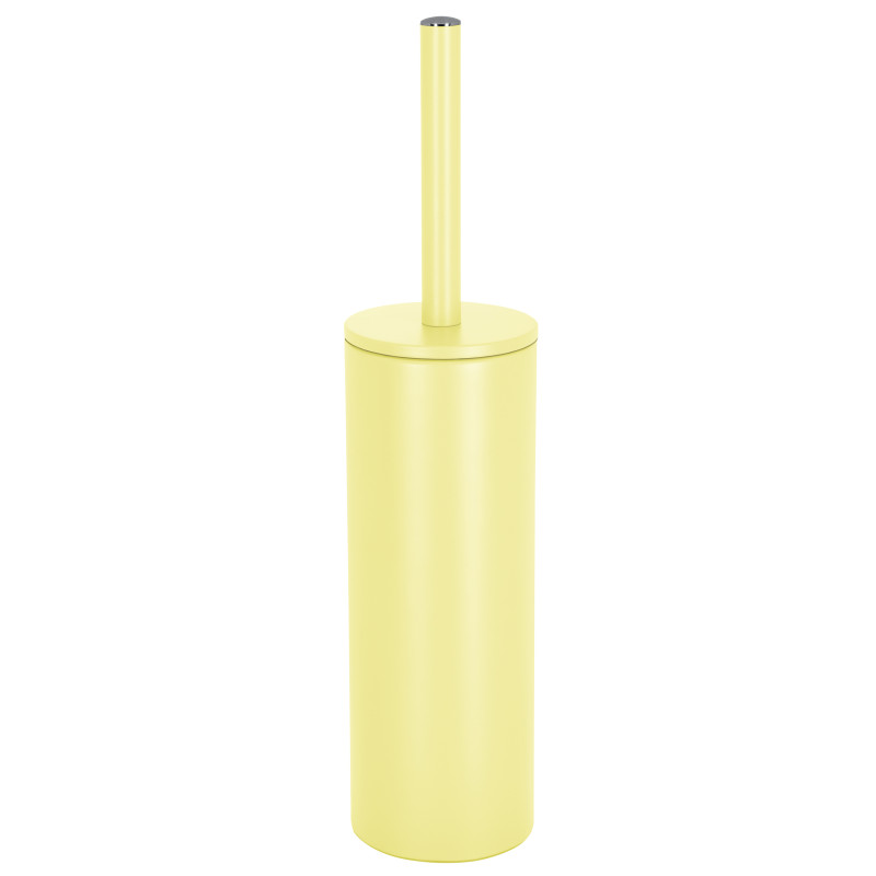 Set Poubelle à  pédale 5L & Brosse Wc AKIRA Jaune mat Spirella