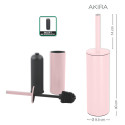 Set Poubelle à  pédale 5L & Brosse Wc AKIRA Rose Pastel mat Spirella